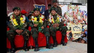 FOTOS: Soldados bolivianos que estuvieron detenidos en Chile fueron recibidos como héroes en su país