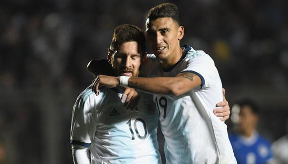 Argentina aplastó a Nicaragua por 5-1 con dos goles de Lionel Messi, dos de Lautaro Martínez y uno de Roberto Pereyra, en un amistoso FIFA. (Foto: AFP)