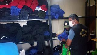 La Victoria: Policía incauta más de un millón de soles en ropa pirata que iba para Brasil