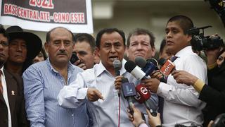 Gregorio Santos se inscribió en el partido Perú Libre del gobernador Vladimir Cerrón