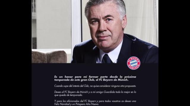 Ancelotti: primeras palabras del próximo DT del Bayern Múnich - 1