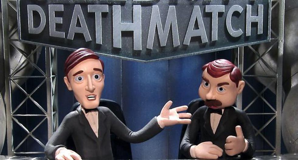 Los recordados presentadores de Celebrity Deathmatch (Foto: Difusión)