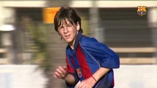 Lionel Messi: su debut en el Barcelona Infantil hace 16 años