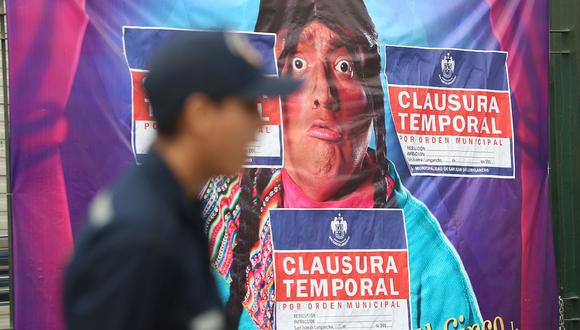 La Municipalidad de San Juan de Lurigancho procedi&oacute; a cerrar el circo de manera temporal para evitar m&aacute;s ataques. (Alonso Chero / El Comercio)