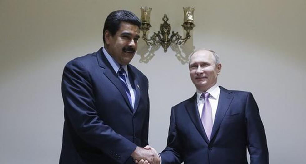 El presidente venezolano informó a su homólogo ruso acerca de los esfuerzos de su Gobierno para normalizar la situación política en el país. (Foto: EFE)