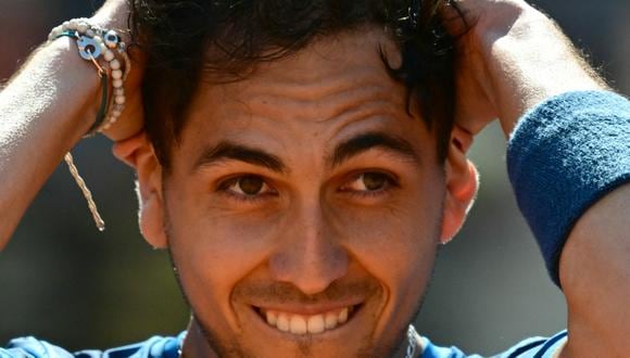 Alejandro Tabilo eliminó a Novak Djokovic del Masters de Roma | Foto: AFP