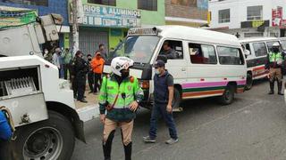 Combi informal que atropelló a transeúnte en San Juan de Lurigancho fue multada con S/ 19.800 
