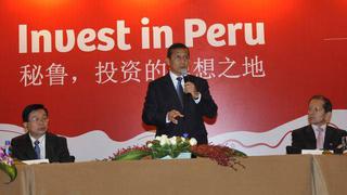 China: presidente Humala participó en roadshow "Invirtiendo en el Perú"