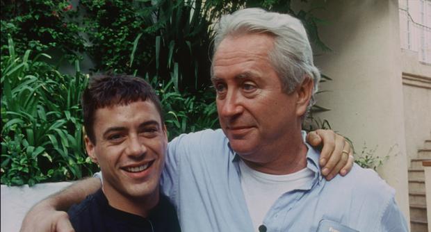 Robert Downey Jr. with his father.