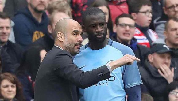 Pep Guardiola criticó a Yaya Touré delante de sus compañeros