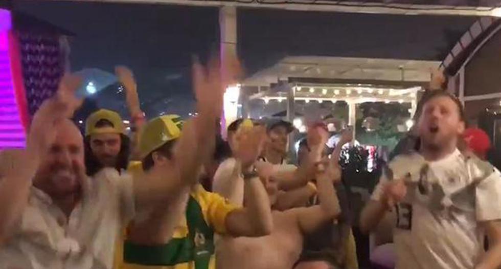 Hinchas de Australia y Alemania cantan temas de la barra peruana. (Video: YouTube)