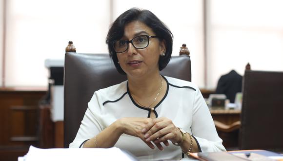 Ministra de Trabajo, Sylvia Cáceres. (Foto: GEC)