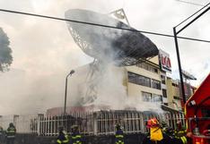 Ecuador: encapuchados arrojan bombas molotov contra el canal Teleamazonas | VIDEO
