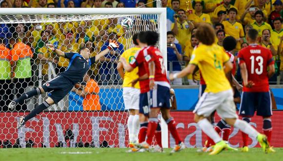 Brasil venció a Colombia 2-1 y está en semifinales del Mundial