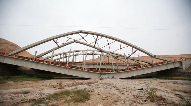 El colapso del puente que unía Cañete y Chincha [FOTOS] - 6