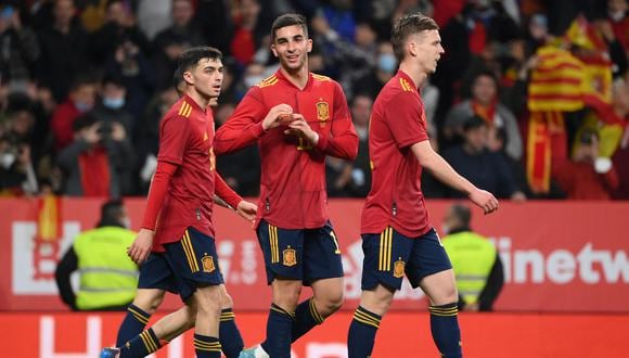 España derrotó 2-1 a Albania por amistoso FIFA. (Foto: AFP)