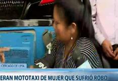 Recuperan mototaxi robada de mujer que sufrió amputación en negligencia médica