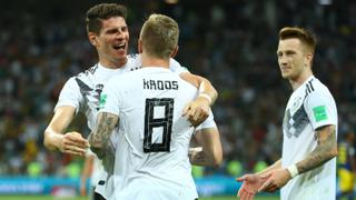 Alemania venció 2-1 a Suecia por la segunda fecha del Grupo F del Mundial Rusia 2018