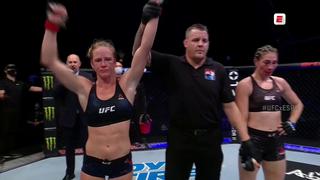 Holly Holm venció a Irene Aldana en el duelo estelar del UFC Fight Island