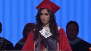Joven revela ser indocumentada en su discurso de graduación