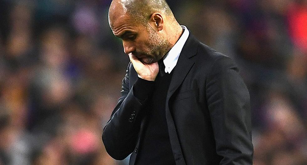 Pep Guardiola, técnico del Manchester City, dio su opinión de la derrota de su equipo ante el Barcelona por 4-0. Sorprendió su postura al respecto. (Foto: Getty Images)