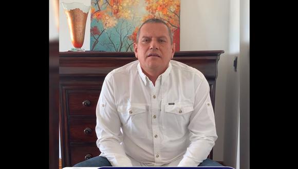 Guillermo Miranda se pronunció a través de un video publicado en Facebook. (Digital TV Noticias)