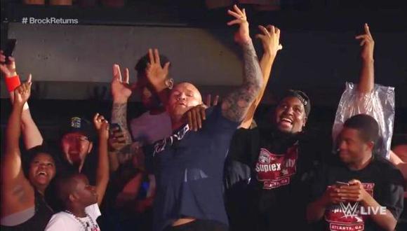 WWE Raw: Brock Lesnar reapareció y fue recibido por Randy Orton