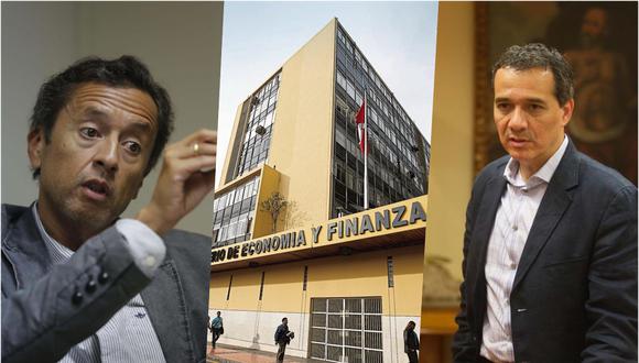 David Tuesta (izquierda) fue ministro en este gobierno. Alonso Segura (derecha) lideró la cartera del mismo sector entre el 2014 y 2016. (Fotos: GEC)