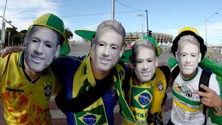 Brasil vs. Alemania: máscaras de Neymar acaparan el Mineirao