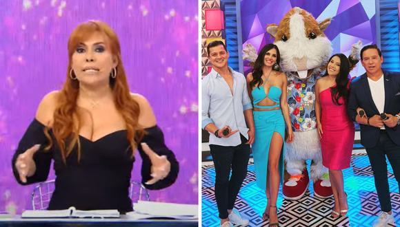 Magaly Medina se burla del fin del programa "En Boca de Todos". (Foto: ATV / Instagram).