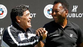 Diego Maradona y Pelé se juntaron en París y firmaron la paz
