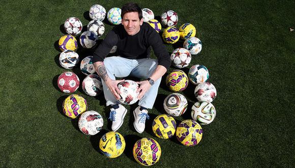 Lionel Messi conserva los balones de sus 32 'hat-tricks'