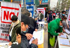 “No a la Asamblea Constituyente”: ciudadanos recolectan firmas en 27 distritos de Lima y en once regiones