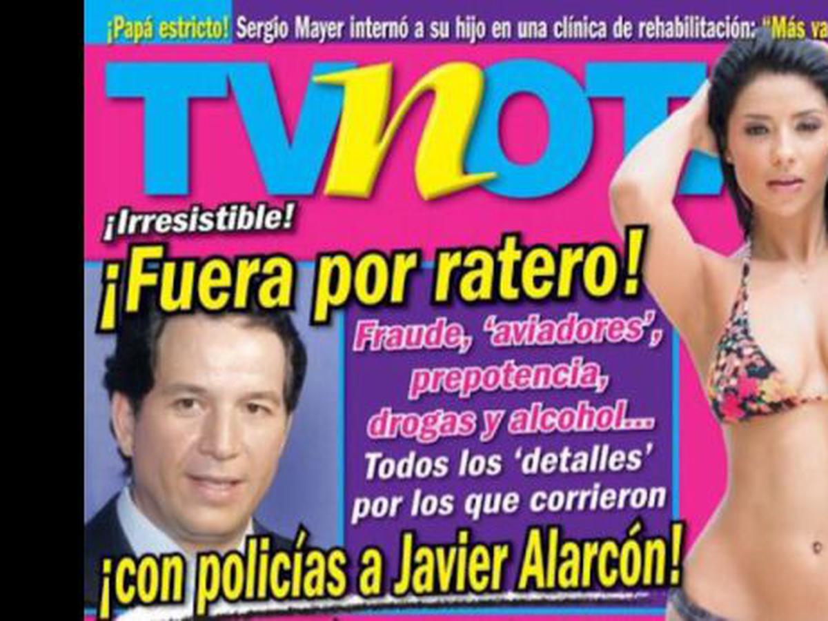 Revista Tv Notas Clausurada Por Lio Con Javier Alarcon Tvmas El Comercio Peru