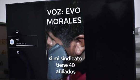 El ministro interino de Gobierno de Bolivia, Arturo Murillo, presentó este miércoles una grabación de audio que le atribuye al expresidente Evo Morales, donde un hombre instruye a un dirigente cocalero a sitiar las ciudades y cortar el suministro de alimentos.