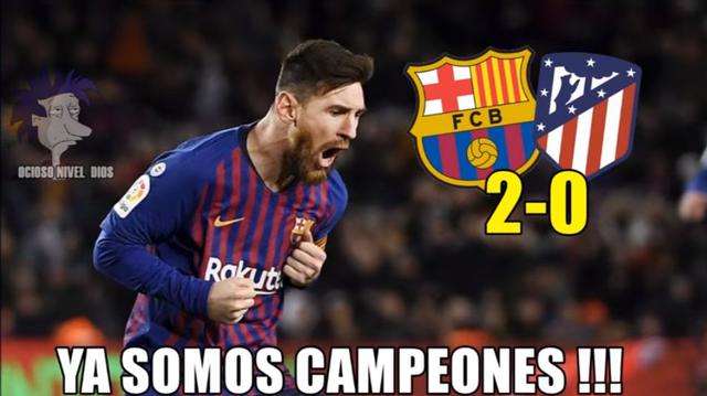 Facebook | Barcelona vs. Atlético Madrid: con Messi de protagonista, los memes del triunfo culé.