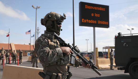 Caravana de migrantes: Estados Unidos afirmó que solo la Policía Militar va armada en misión fronteriza. (AFP).