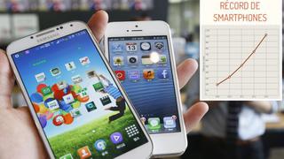 La venta de smartphones superó los 1.000 millones en el mundo