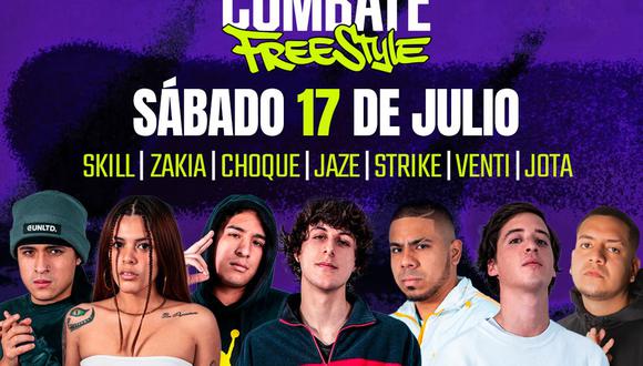 El ingenio, la agudeza mental, capacidad de reacción y concentración serán claves para destacarse en esta competencia de rap. (Foto: Combate Freestyle/Space)