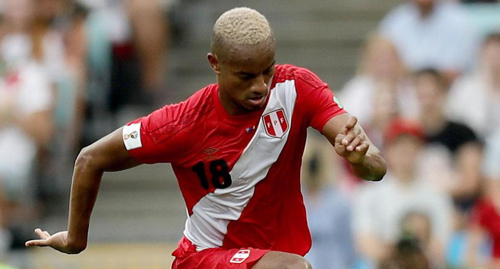 André Carrillo ha sido considerado como el mejor jugador peruano en el Mundial Rusia 2018 | Foto: EFE