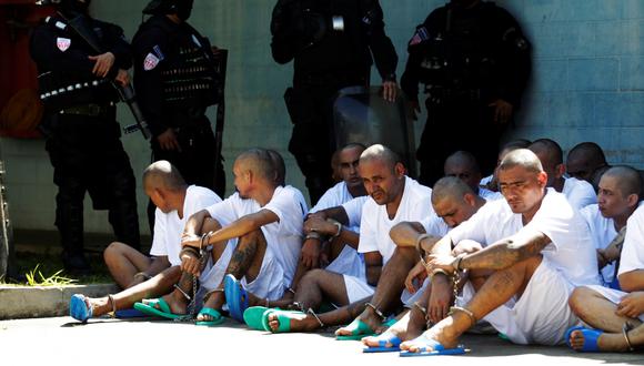 Las pandillas en El Salvador tienen unos 70.000 miembros de los cuales casi 17.000 están encarcelados. Pertenecen, en su mayoría, a la Mara Salvatrucha o a su rival, Barrio 18. (Reuters)