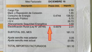 Aportes por Gasoducto Sur Peruano se devolverán como descuento en recibo de luz