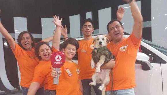 La familia Hidalgo se llevó el auto 0 kilómetros que regala “Sábados en familia”. (Foto: Latina)