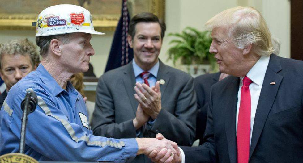 Donald Trump recibió gran apoyo de estados mineros en las elecciones. (Foto: EFE)