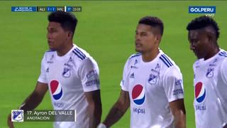 Alianza Lima vs. Millonarios: Arroé ocasionó penal que originó el 1-1 de los colombianos [VIDEO]