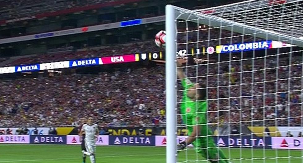 David Ospina fue una de las figuras del partido y salvó en más de una ocasión a Colombia. (Foto: Captura DirecTV | Video: Fox Sports)