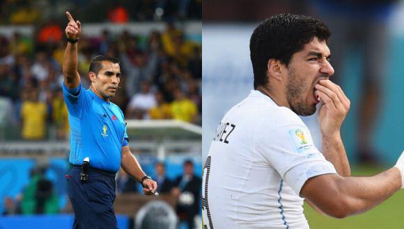 Árbitro que no vio mordida de Suárez a Chiellini se retira