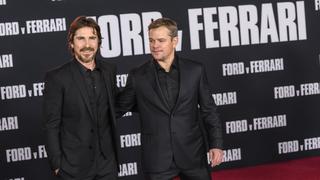 Matt Damon y Christian Bale brillaron en el avant premiere de “Contra lo imposible” 