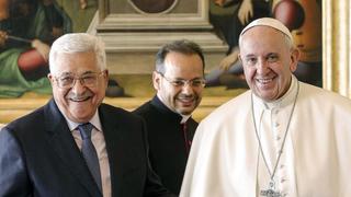 Papa y presidente de Palestina se reunieron en Vaticano [FOTOS]