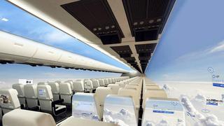 Avión futurista permitirá apreciar vistas panorámicas